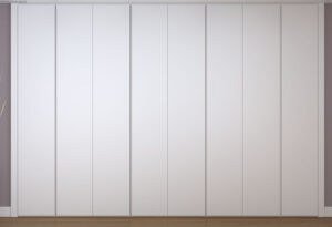 Frente de armario blanco a medida modelo EXT-02 de BNZ Mueble