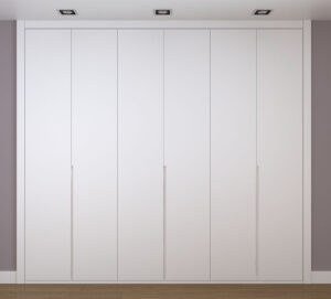 Frente de armario blanco a medida modelo EXT-04 Frente de armario blanco a medida modelo EXT-04 de BNZ Mueble