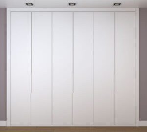 Frente de armario blanco a medida modelo EXT-10 de BNZ Mueble