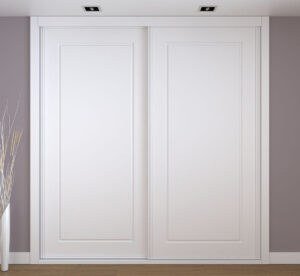 Frente de armario blanco a medida modelo EXT-53 Frente de armario blanco a medida modelo EXT-53 de BNZ Mueble