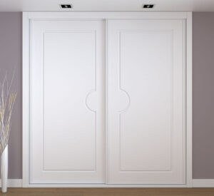 Frente de armario blanco a medida modelo EXT-54 Frente de armario blanco a medida modelo EXT-54 de BNZ Mueble
