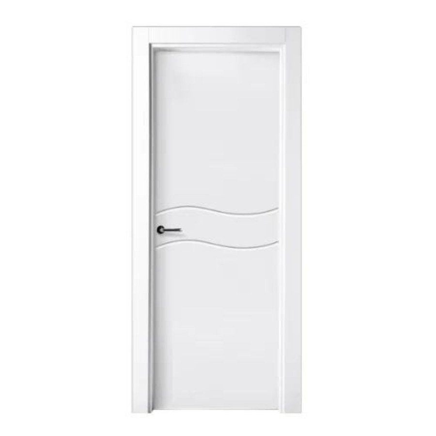 Puerta lacada blanca con diseño fresado modelo P-10 de BNZ Mueble
