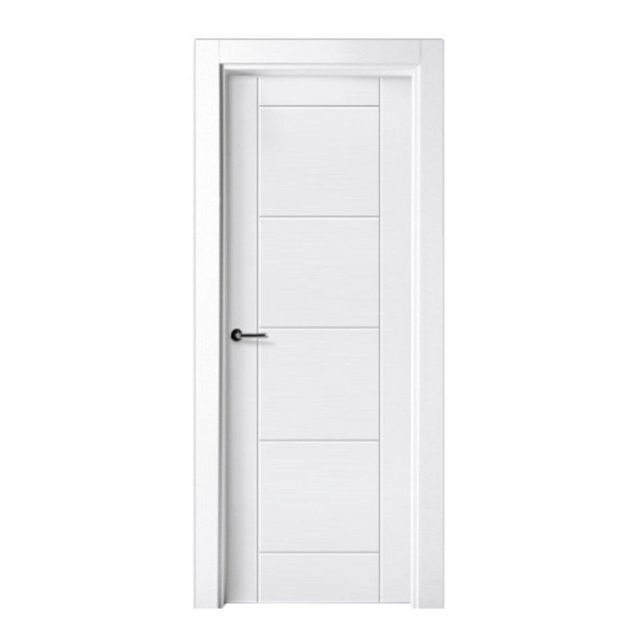 Puerta lacada blanca con diseño fresado modelo P-20 de BNZ Mueble