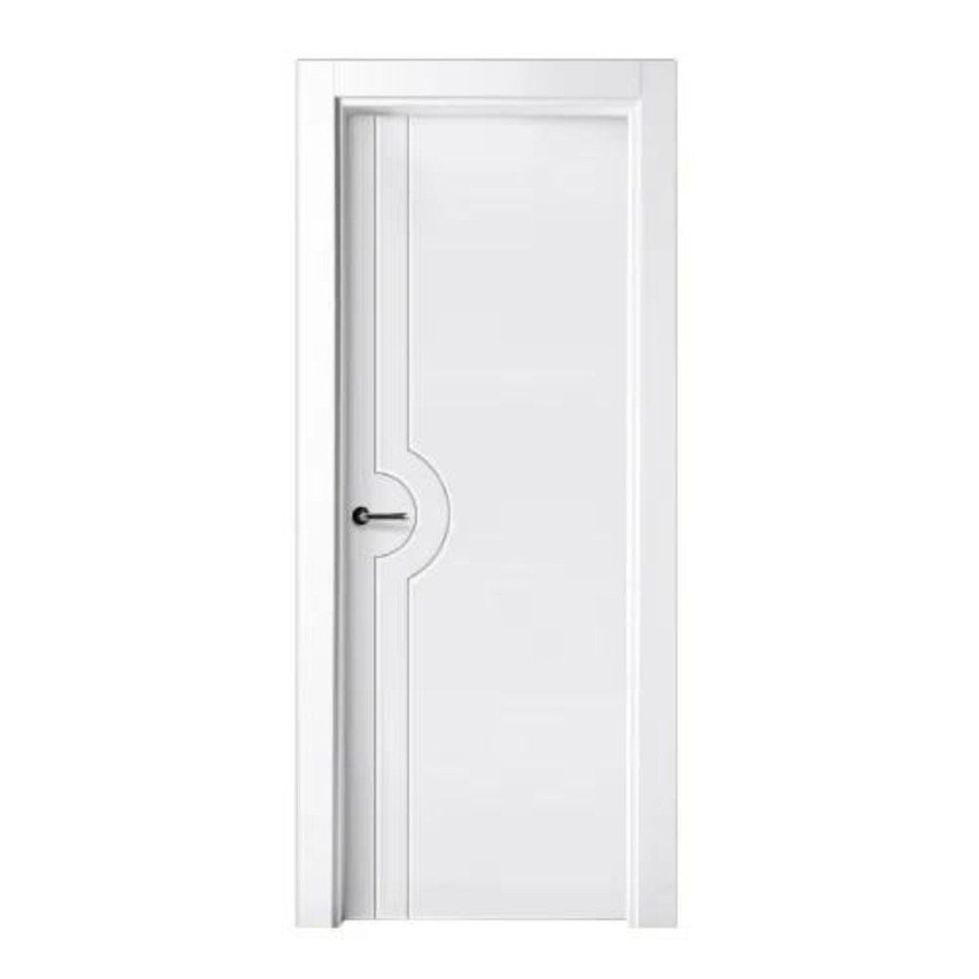 Puerta lacada blanca con diseño fresado modelo P-23 de BNZ Mueble