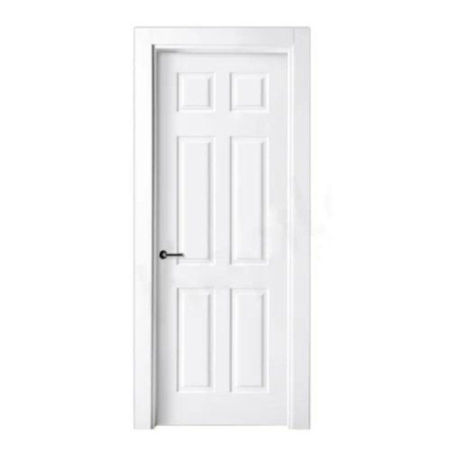 Puerta lacada blanca con diseño fresado modelo P-31 de BNZ Mueble