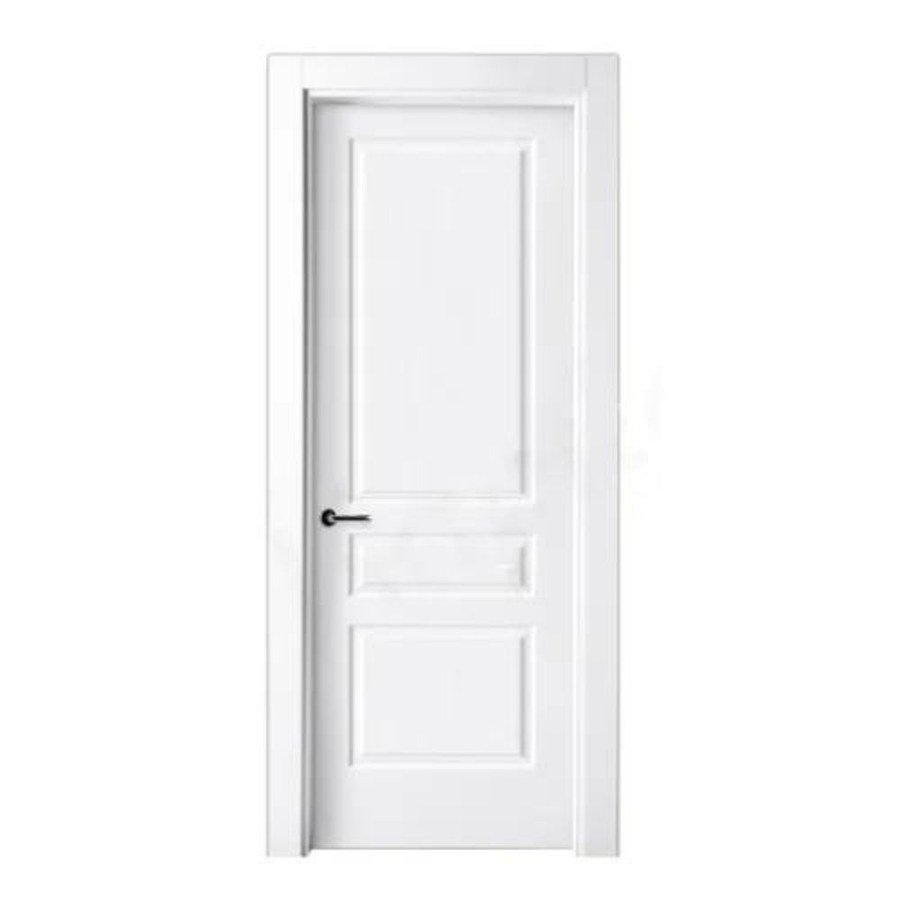 Puerta lacada blanca con diseño fresado modelo P-33 de BNZ Mueble