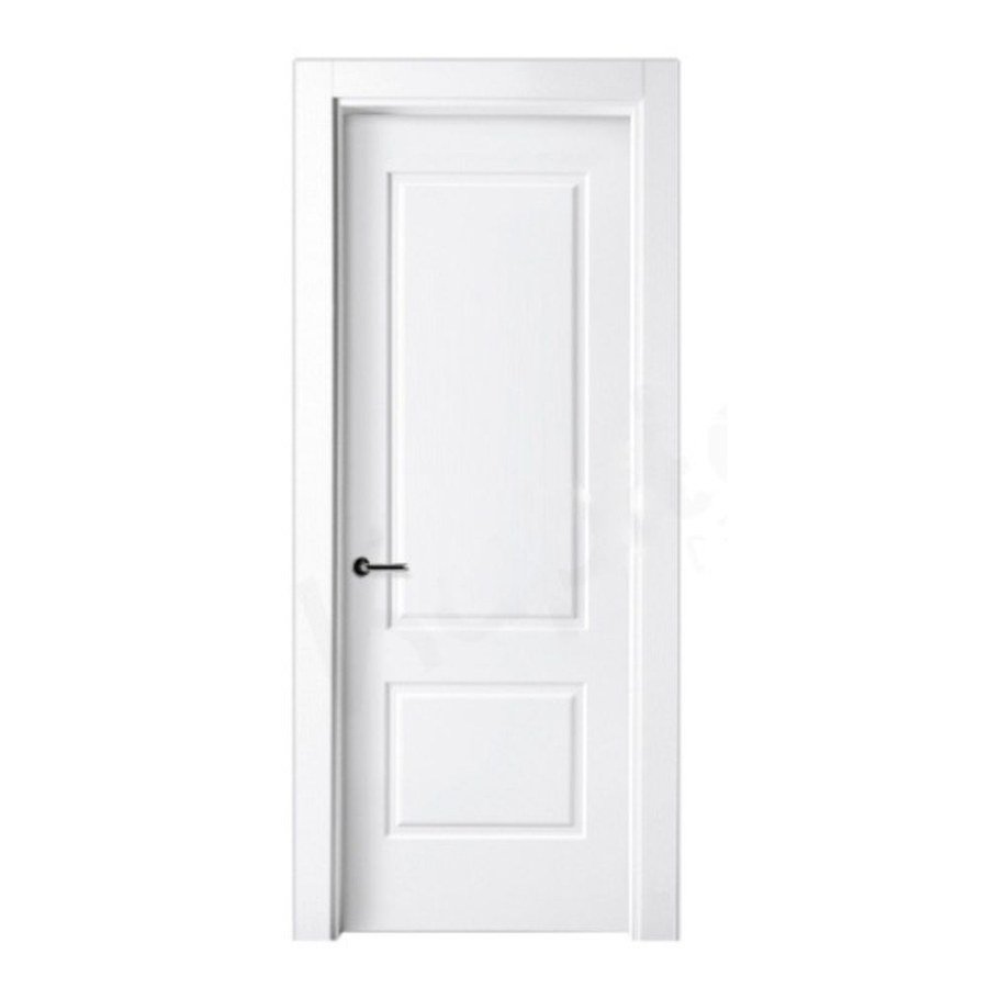 Puerta lacada blanca con diseño fresado modelo P-35 Puerta lacada blanca con diseño fresado modelo P-35 de BNZ Mueble