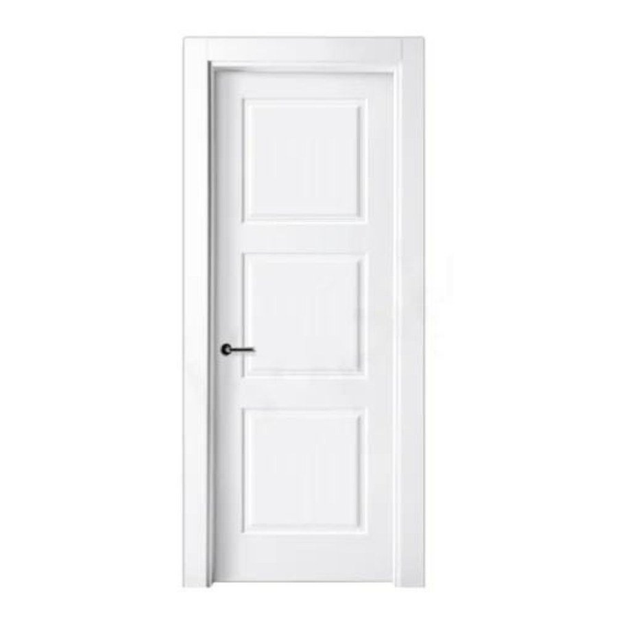 Puerta lacada blanca con diseño fresado modelo P-37 de BNZ Mueble