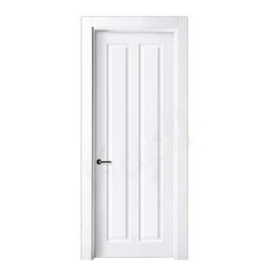 Puerta lacada blanca con diseño fresado modelo P-39 de BNZ Mueble