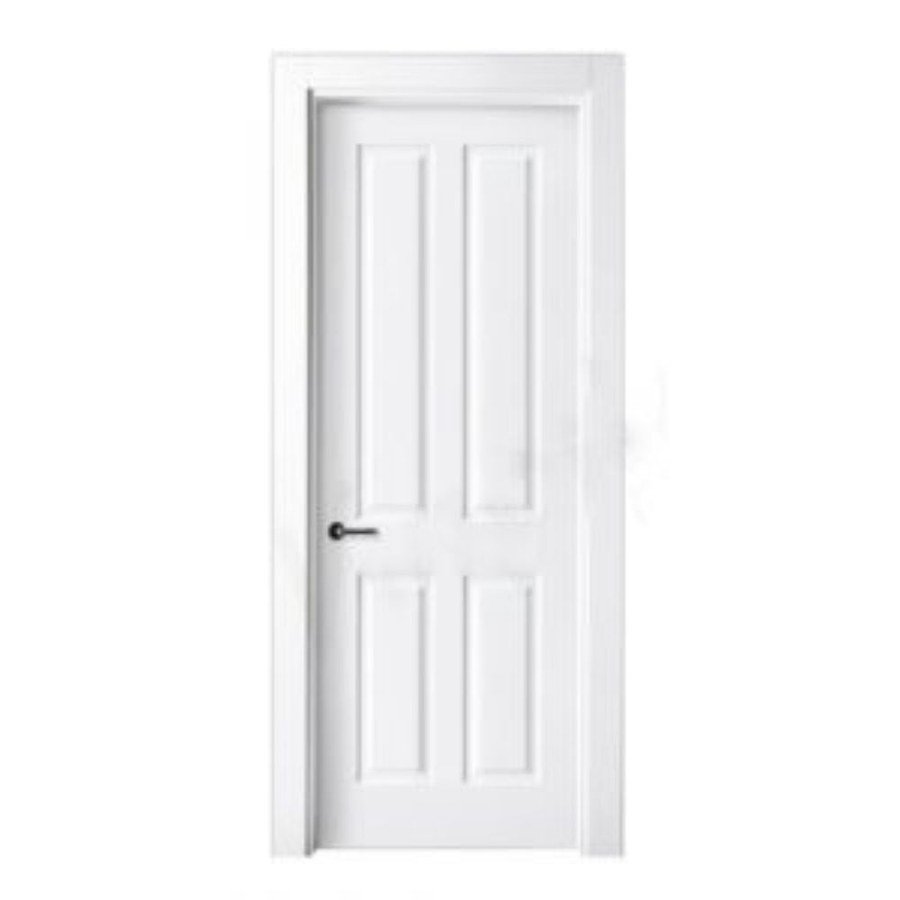 Puerta lacada blanca con diseño fresado modelo P-41 de BNZ Mueble