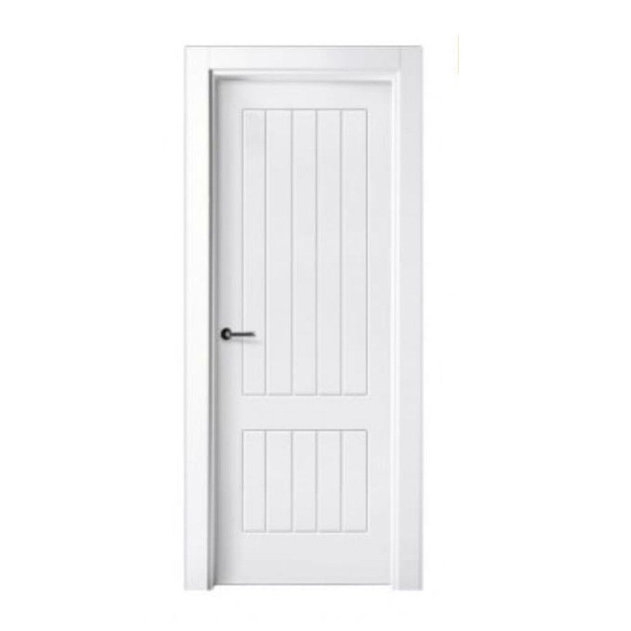 Puerta lacada blanca con diseño fresado modelo P-49 de BNZ Mueble